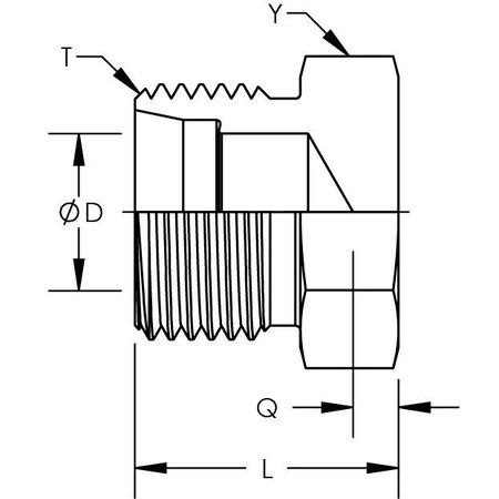 World Wide Fittings Flareless Compression Plug 7229X10